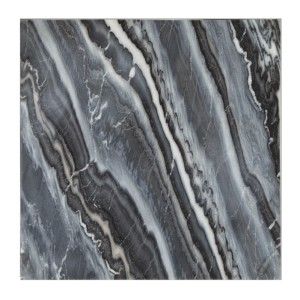 Exemple de marbrage pour la table basse carré grise ABITTA