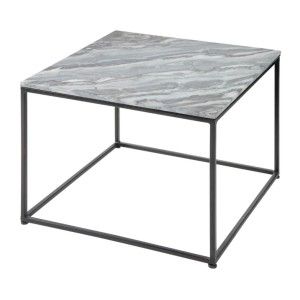 Table basse carré grise ABITTA
