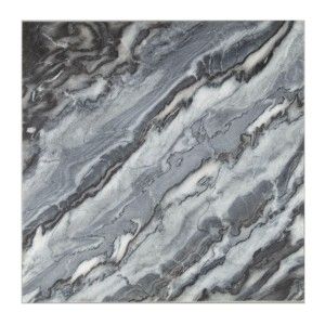 Troisième exemple de marbrage pour la table basse carré grise ABITTA