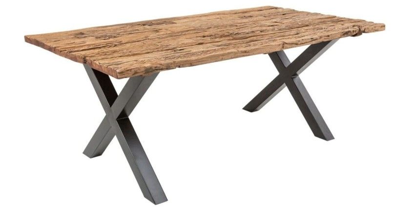 Table RAFTA 180cm sans plateau en verre
