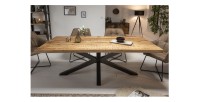 Table SOLARA 180cm en bois de manguier mise en situation