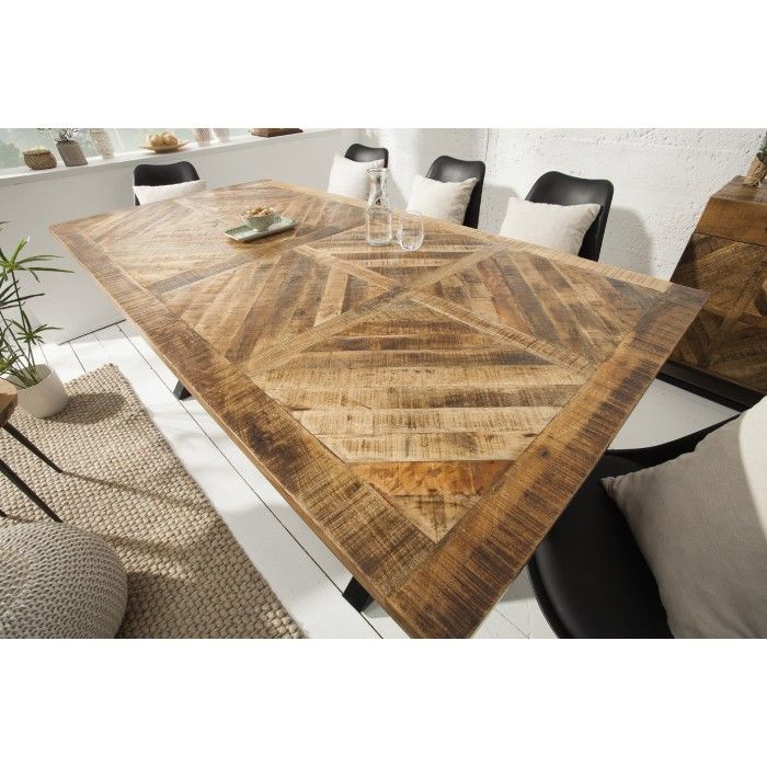 Table ZAREL rectangulaire 200cm vue de haut