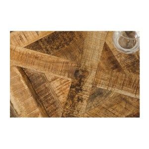 Zoom sur les motifs du plateau de la table ZAREL rectangulaire 200cm