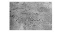 Zoom sur la texture du plateau de la table MERAX rectangulaire 160cm grise