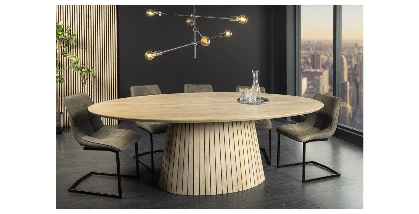 Table ORINO ovale 220cm mise en situation