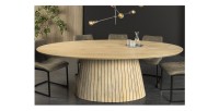 Table ORINO ovale 220cm vue de face