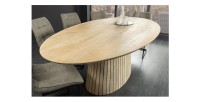 Table ORINO ovale 220cm vue de haut
