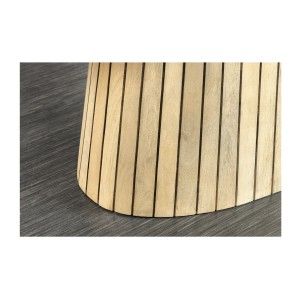 Zoom sur le pied central de la table ORINO ovale 220cm