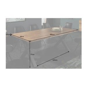 Dimensions de la table ARKAYA rectangulaire 180cm