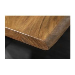 Zoom sur la tranche de la table ARKAYA rectangulaire 180cm
