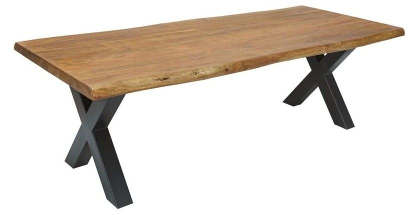 Table de salle à manger ORBO 240cm avec pieds en X