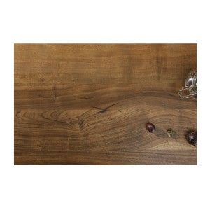 ARKAYA 200 cm – Platte aus lackiertem Massivholz Akazie und Beine aus schwarzem Metall in X-Form