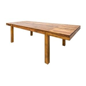Esszimmertisch TAVINA 160–240 cm – Ausziehbarer Tisch aus lackiertem Sheesham-Massivholz