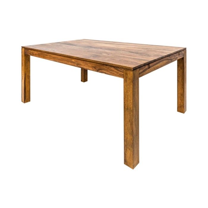Tavolo da pranzo TAVINA 160–240 cm – Tavolo allungabile in legno massello di Sheesham verniciato