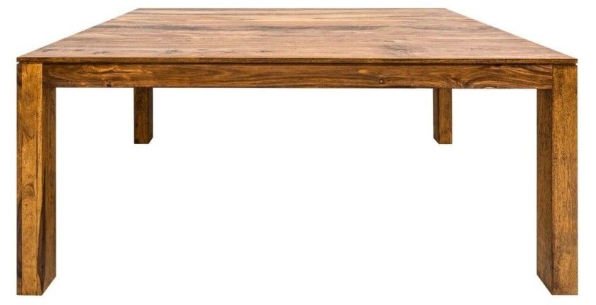 Esszimmertisch TAVINA 160–240 cm – Ausziehbarer Tisch aus lackiertem Sheesham-Massivholz