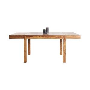 Table de salle à manger TAVINA 120–200 cm – Table extensible en bois massif de Sheesham verni