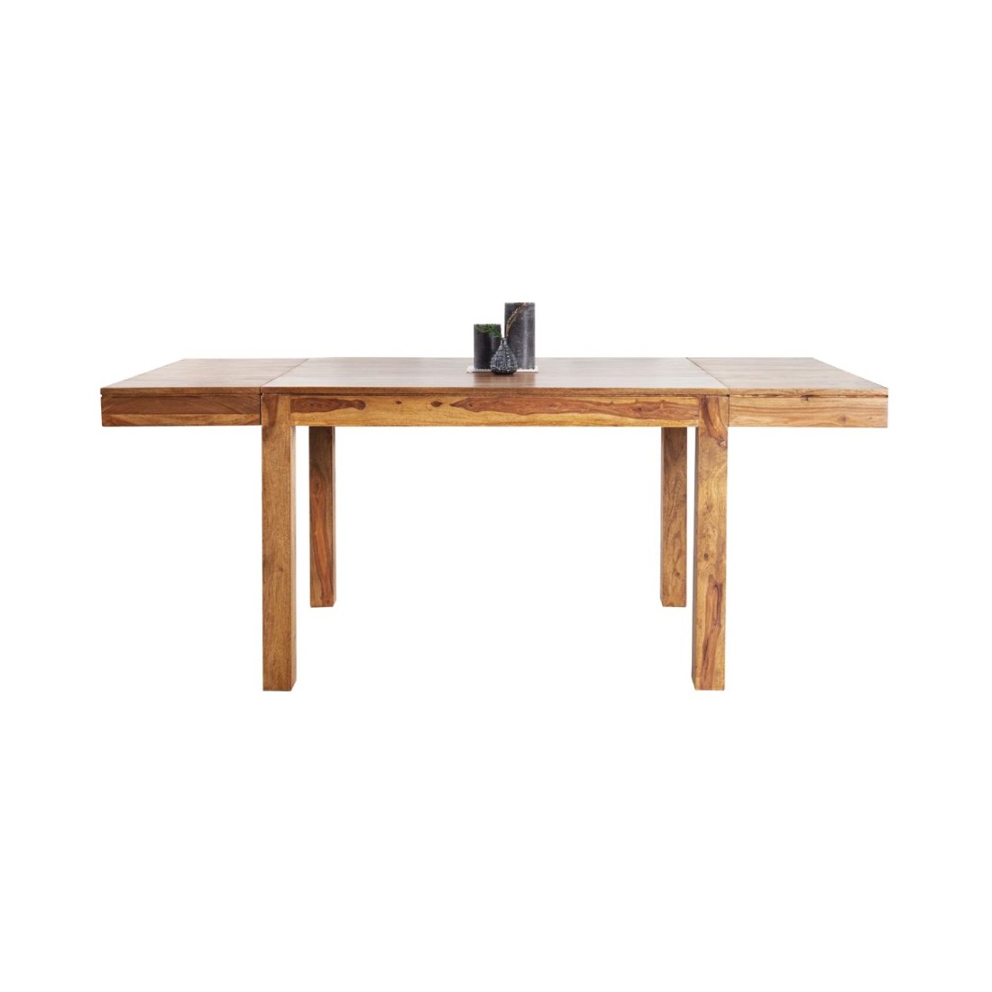 Tavolo da pranzo TAVINA 120–200 cm – Tavolo allungabile in legno massello di Sheesham verniciato