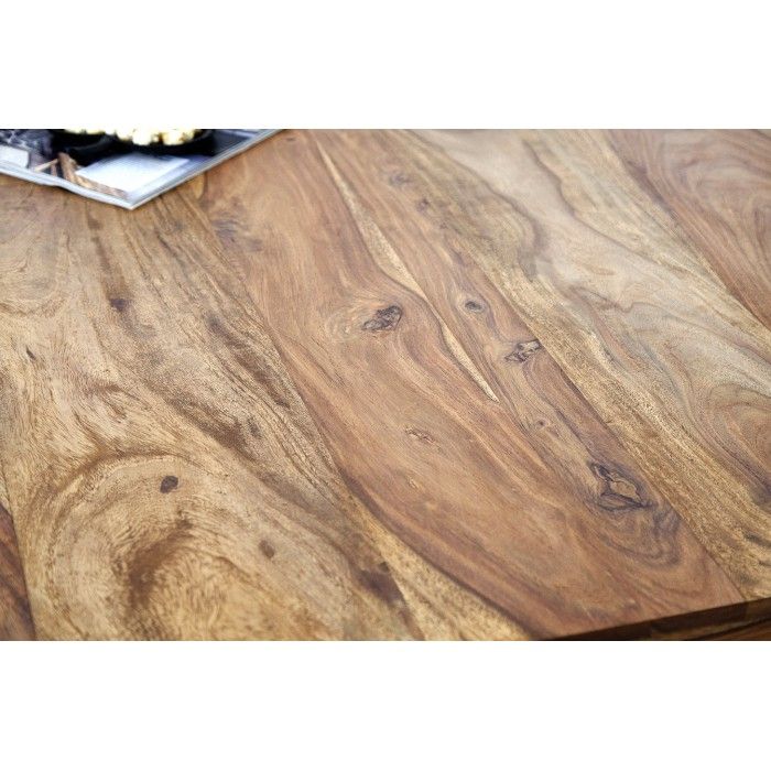 Eettafel ORBO 200 cm – Gelakte massief Sheesham houten tafel