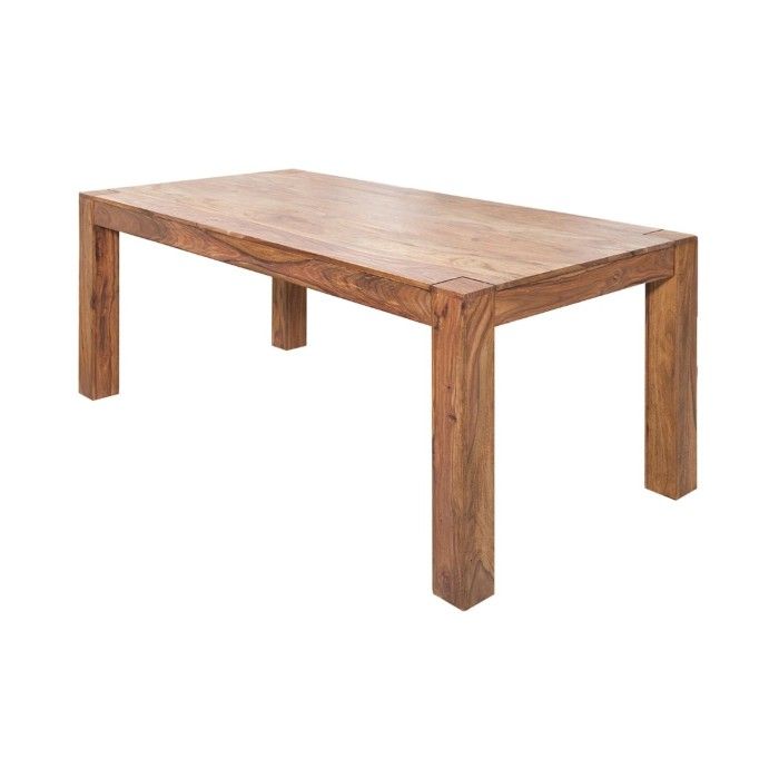 Eettafel ORBO 200 cm – Gelakte massief Sheesham houten tafel