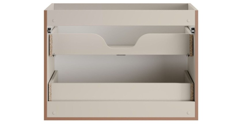 Meuble sous vasque 80cm BRAZZA vu de dos