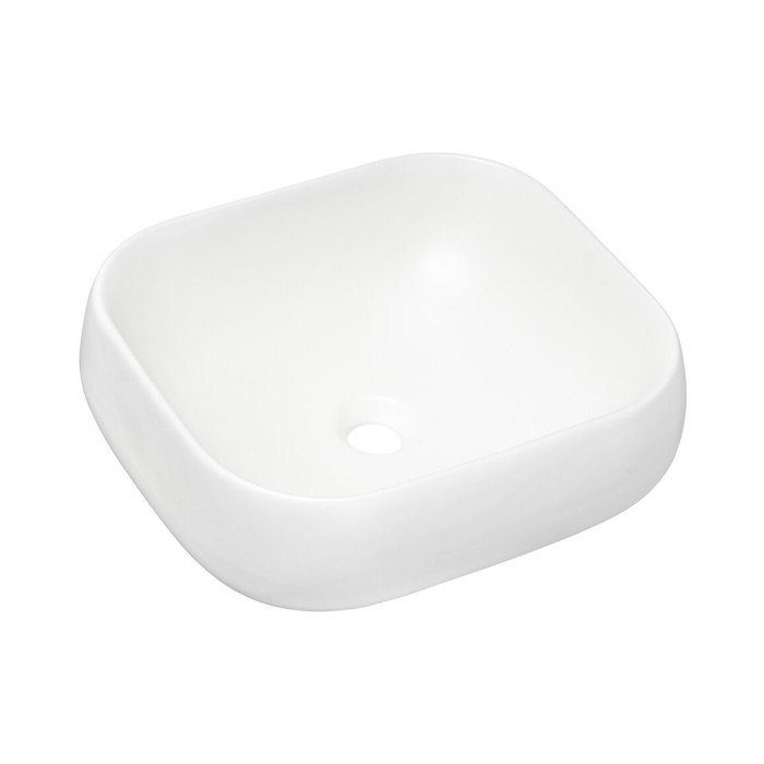 Insieme BRAZZA: mobili sotto lavabo 140cm con nicchie visibili + piano per lavabo + lavabo rotondo da appoggio