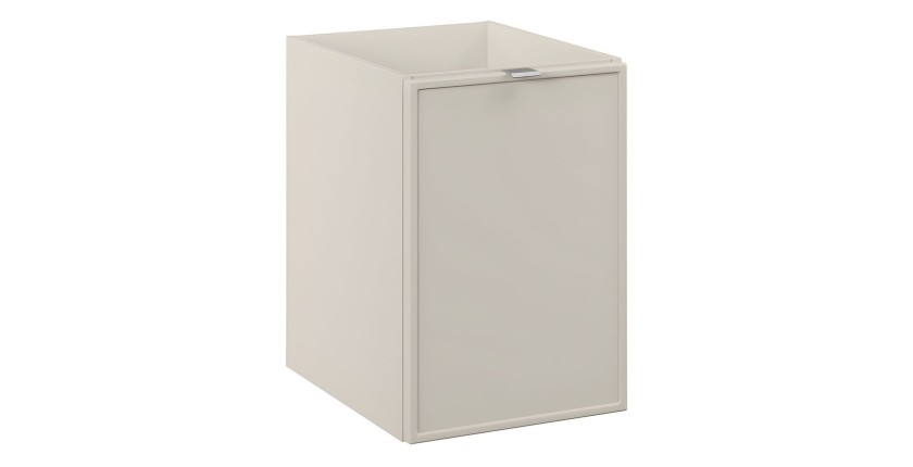 Conjunto BRAZZA: muebles bajo lavabo de 120cm con nichos visibles y cesto para la ropa + encimera para lavabo + lavabo sobre enc