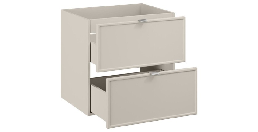 Badezimmer-Set BRAZZA: Waschtischunterschrank 60cm + Platte für Waschbecken