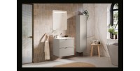Badezimmer-Set BRAZZA: Waschtischunterschrank mit Schubladen 60cm + Einbauwaschbecken