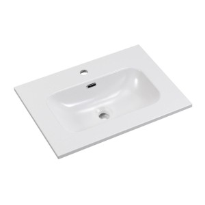 Badezimmer-Set BRAZZA: Waschtischunterschrank mit Schubladen 60cm + Einbauwaschbecken