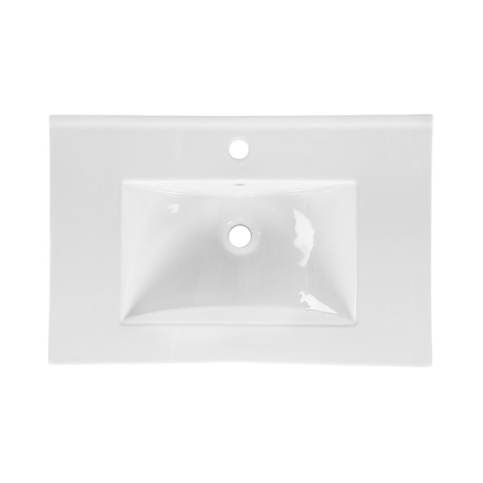 Set da bagno BELLA: mobile sotto lavabo 80cm + lavabo incassato rettangolare