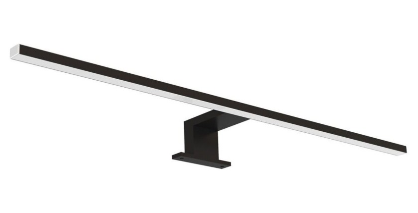 Set MATT: Waschtischunterschrank 100cm + schwarzes Aufsatzbecken + Stauraumsäule + Spiegelschränke + LED