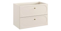 Meuble sous vasque TORNADO 80cm coloris cachemire