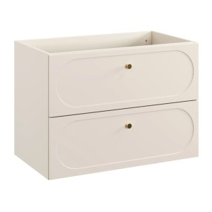 Meuble sous vasque 80cm coloris cachemire collection TORNADO