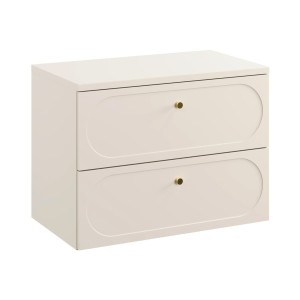 Ensemble meuble sous vasque et plan vasque TORNADO 80cm