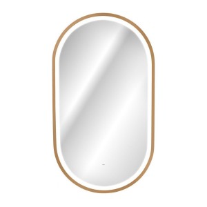 Spiegel Badezimmer LED gold...