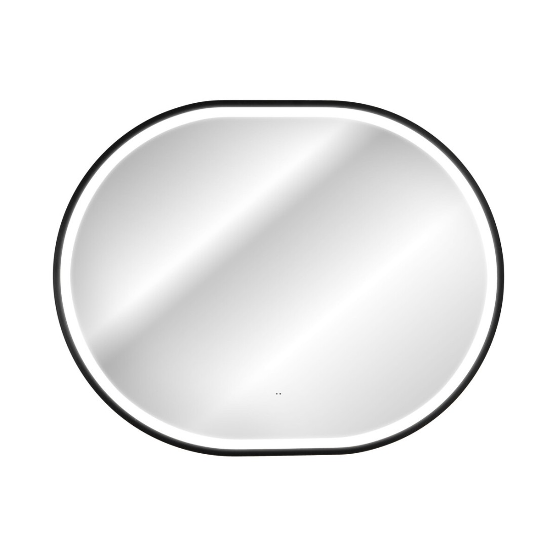 Spiegel Badezimmer LED Gold Oval 90x70 cm Design