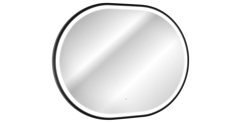 Spiegel Badezimmer LED Gold Oval 90x70 cm Design