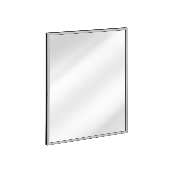 Espejo de baño LED rectangular grafito 83x68 cm diseño