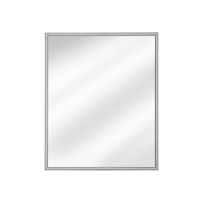 Espejo de baño LED rectangular grafito 83x68 cm diseño