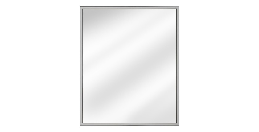 Spiegel Badezimmer LED rechteckig Graphit 83x68 cm Design