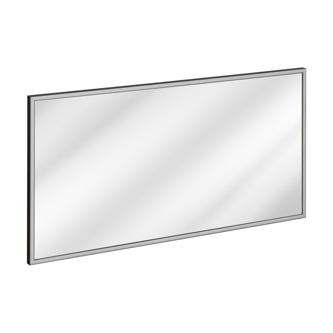 Spiegel Badezimmer rechteckig Graphit 123x68 cm Design