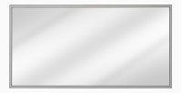 Spiegel Badezimmer rechteckig Graphit 123x68 cm Design