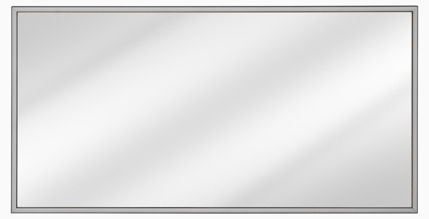 Spiegel Badezimmer rechteckig Graphit 123x68 cm Design