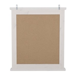 Spiegel Badezimmer rechteckig weiß 80x70 cm Design