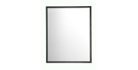 Miroir salle de bain noir mat rectangulaire 75x60 cm design