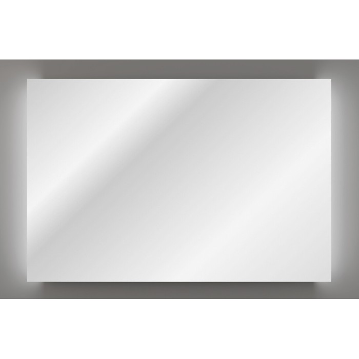 Espejo de baño LED rectangular 120x80 cm diseño moderno