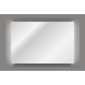 Miroir salle de bain LED rectangulaire 120x80 cm design moderne