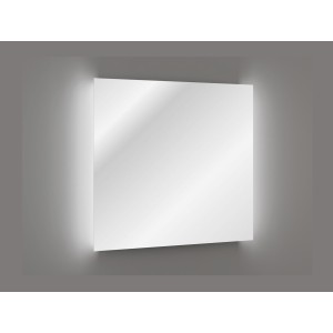 Miroir salle de bain LED carré 80x80 cm design moderne