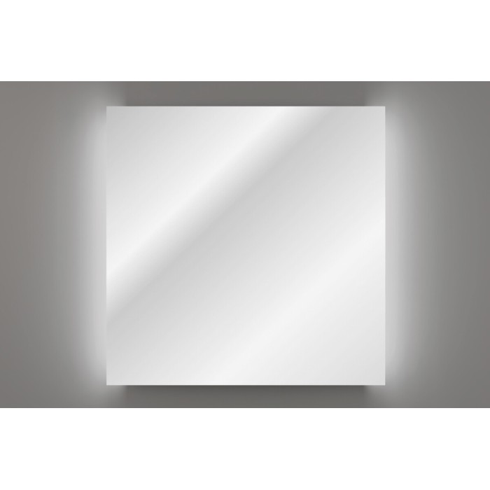 Espejo de baño LED cuadrado 80x80 cm diseño moderno