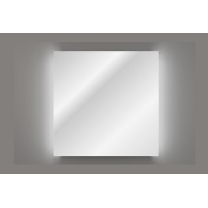 Miroir salle de bain LED carré 80x80 cm design moderne